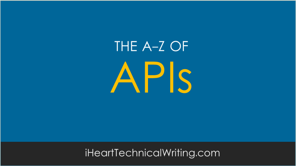 A-Z of API Documentation