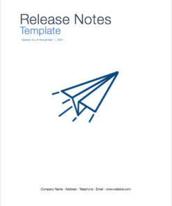 release notes template in ms word