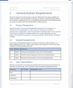[Download 22+] Requirement Gathering Business Requirements Template Excel