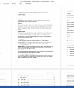 Free Faq Template Word - PRINTABLE TEMPLATES