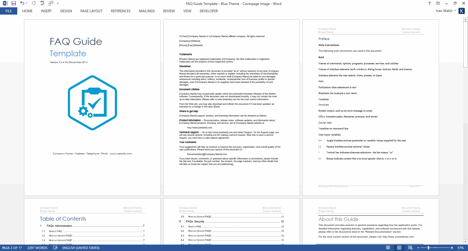 Technical Guide Template